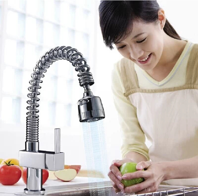 Chrome Single Handle Pull Out Centerset Kitchen Faucet CL001K Chrome Single Handle Pull Out Centerset Kitchen Faucet CL001K