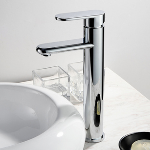 Chrome Finish Solid Brass Bathroom Sink Faucet T0508H