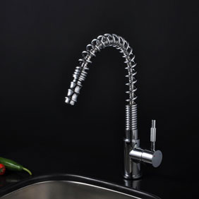 Chrome Single Handle Pull Down Centerset Kitchen Faucet T0781F Chrome Single Handle Pull Down Centerset Kitchen Faucet T0781F