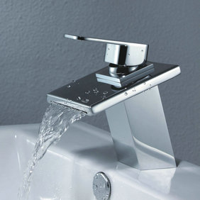 Contemporary Waterfall Bathroom Sink Faucet T0815BR Contemporary Waterfall Bathroom Sink Faucet T0815BR