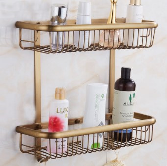 2-Tier antique barss Soap Basket TAB1010 2-Tier antique barss Soap Basket TAB1010