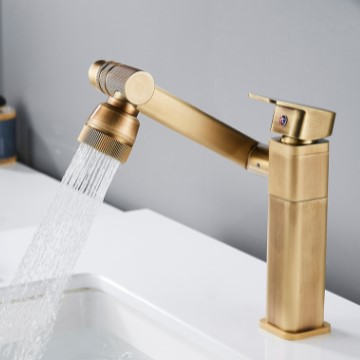 Antique Brass Multi-function Rotatable Mixer Bathroom Sink Faucet FA0298 Antique Brass Multi-function Rotatable Mixer Bathroom Sink Faucet FA0298