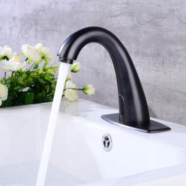 Antique Automatic Faucets Black Bronze Brass Hand-free Mixer Water Bathroom Sink Faucet FB0205 Antique Automatic Faucets Black Bronze Brass Hand-free Mixer Water Bathroom Sink Faucet FB0205