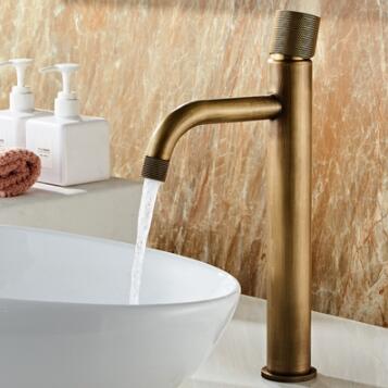 Antique Basin faucet Antique Brass Mixer Tall Bathroom Sink faucet T0100AH Antique Basin faucet Antique Brass Mixer Tall Bathroom Sink faucet T0100AH