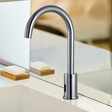 Contemporary Cold Water Automatic Touchless Sensor Sink Faucet - T0108 Contemporary Cold Water Automatic Touchless Sensor Sink Faucet - T0108