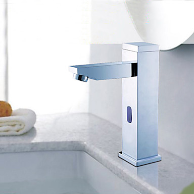 Contemporary Brass Automatic Sensor Bathroom Sink Faucet - T0116 Contemporary Brass Automatic Sensor Bathroom Sink Faucet - T0116