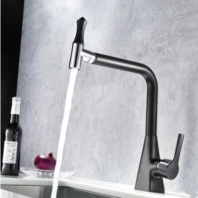 Act Design Brass Black Printed Universal Rotation Spout Kitchen Faucets T0319B Act Design Brass Black Printed Universal Rotation Spout Kitchen Faucets T0319B
