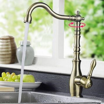 High Quality Rotatable Spout Nickel Brushed Mixer Kitchen Sink Faucet TA0448N High Quality Rotatable Spout Nickel Brushed Mixer Kitchen Sink Faucet TA0448N