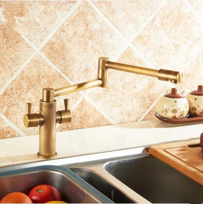 Antique 360° Rotatable Foldable Brass Mixer Kitchen Sink Faucet TA218S Antique 360° Rotatable Foldable Brass Mixer Kitchen Sink Faucet TA218S
