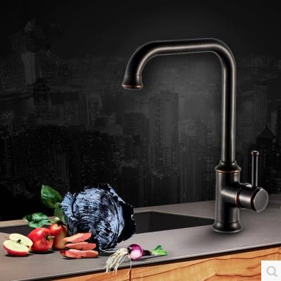 New Black Bronze Brass Antique Kitchen Faucet Rotatable Mixer Faucet TB02001 New Black Bronze Brass Antique Kitchen Faucet Rotatable Mixer Faucet TB02001