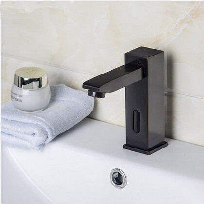 Antique Brass Black Bronze Antumatic Single Cold Free Hands Bathroom Sink Faucet TB0833 Antique Brass Black Bronze Antumatic Single Cold Free Hands Bathroom Sink Faucet TB0833