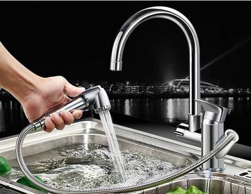 New Brass Pull Down Mixer Kitchen Sink Faucet TC289F New Brass Pull Down Mixer Kitchen Sink Faucet TC289F