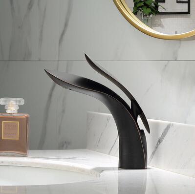 Antique Basin Faucet Black Bronze Brass Art Designed Mixer Bathroom Sink Faucet TF0140 Antique Basin Faucet Black Bronze Brass Art Designed Mixer Bathroom Sink Faucet TF0140
