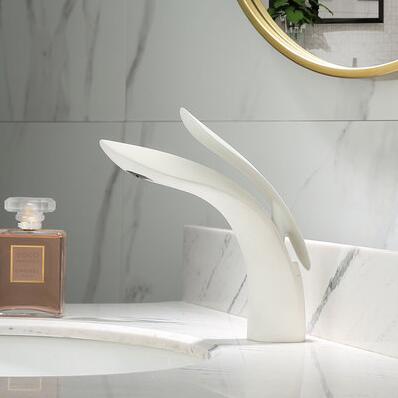 Antique Basin faucet White Printed Art Designed Mixer Bathroom Sink faucet TW1040 Antique Basin faucet White Printed Art Designed Mixer Bathroom Sink faucet TW1040