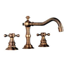 Classic Widespread Bathroom Sink Tap- Polished Brass Finish T0477 Classic Widespread Bathroom Sink Tap- Polished Brass Finish T0477